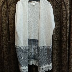 Ann Taylor LOFT Sleeveless Open Cardigan Size Medium / Large